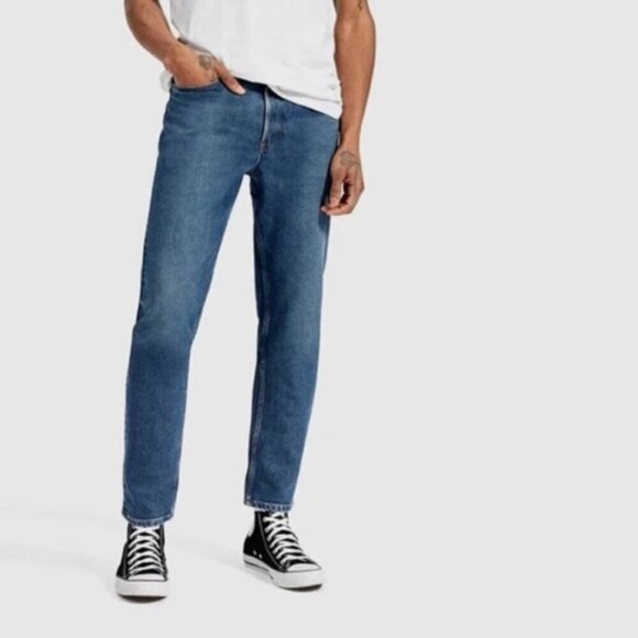 Everlane Men's Blue The Skinny Jeans High Stretch Size 32 X 30 NEW - Picture 1 of 9